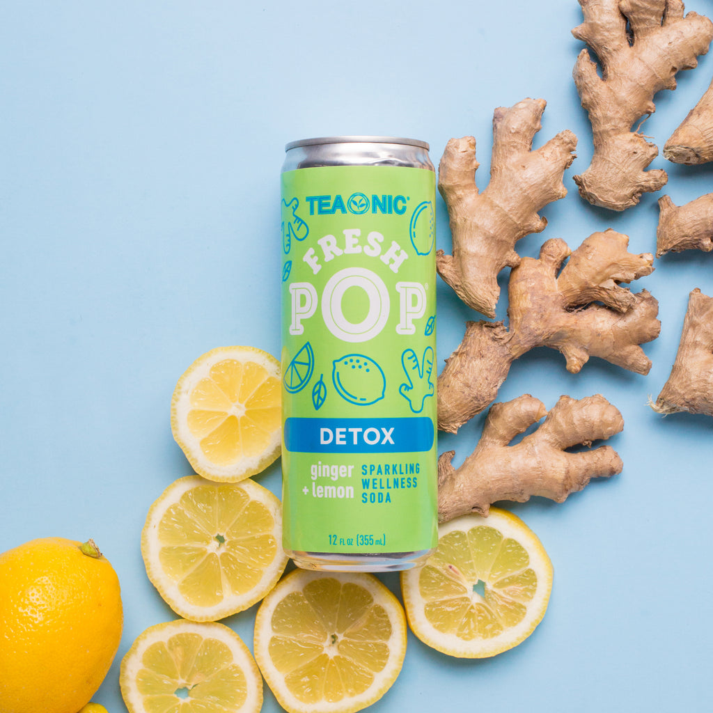 FRESH POP DETOX : SPARKLING WELLNESS SODA - 12 PACK
