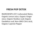 FRESH POP DETOX : SPARKLING WELLNESS SODA - 12 PACK