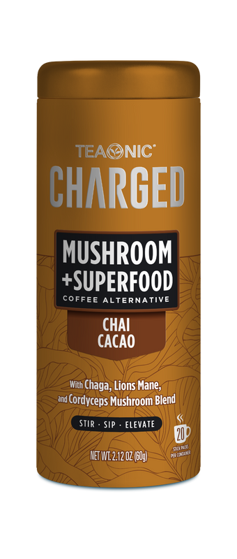 CHARGED MUSHROOM COFFEE ALTERNATIVE: CACAO - 20 SERVINGS