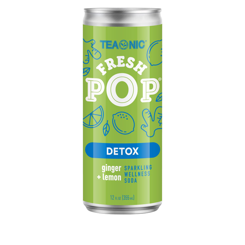 FRESH POP DETOX : SPARKLING WELLNESS SODA - 24 PACK