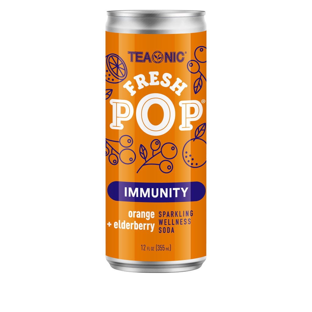 FRESH POP IMMUNITY : SPARKLING WELLNESS SODA